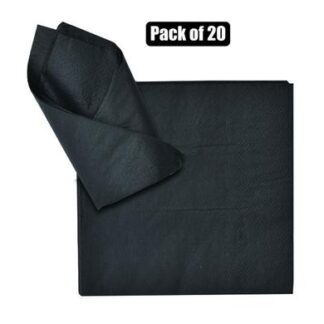 Serviettes 2-Ply - Black