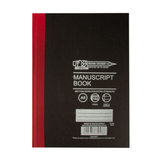 Manuscript A5 Hardcover Book - Feint Ruled with Margin - 192 Pages