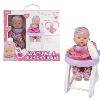 Doll Baby Toy-Set - High Chair