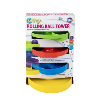 Toy Ball Rolling Tower - Includes 2 Balls