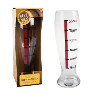 Gift Beer-O-Meter Beer Glass Gag
