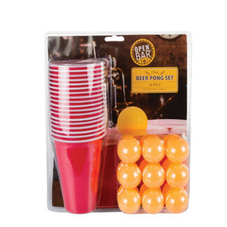 Pong Beer Drinking Game Set - 18 Balls