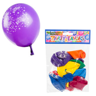 Balloons Birthday Helium - Mixed Colours