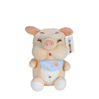 Plush Blushing Pig Toy - 20 cm