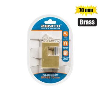 Padlock Brass Security - 1.8 cm x 4.8 cm x 7 cm