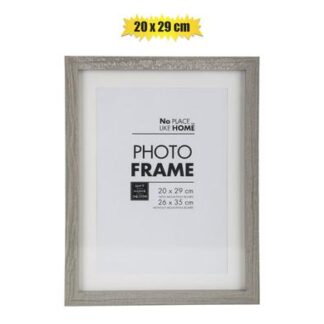 Frame Certificate Picture - Rustic Grey Pattern - 20 cm x 29 cm