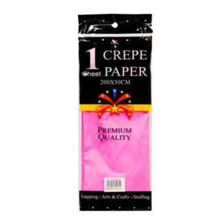 Paper Crepe - Pink - 5 cm x 2 Meters