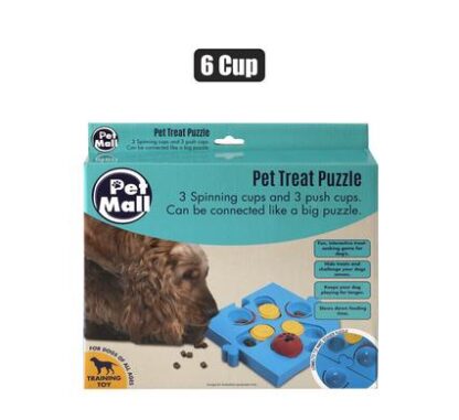 Dog Toy - Treat Puzzle Cup - 6 Cups