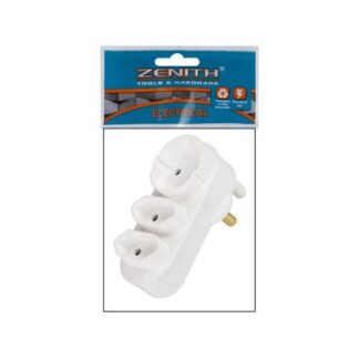 Plug Euro-Adaptor - One Round 2-Pin - Two 2-Pin