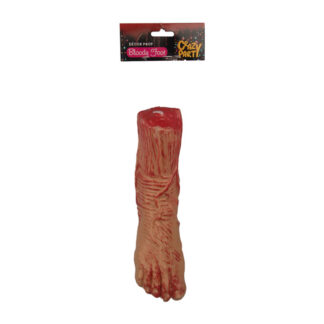 Halloween Fake Bloody Foot - Plastic Party Prop
