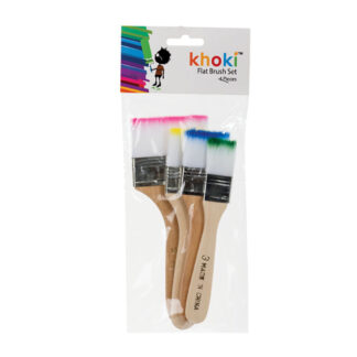 Khoki Flat Brush Set -