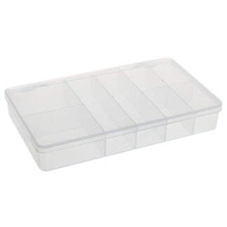 Utility Flat Box - Clear - 8 Compartments