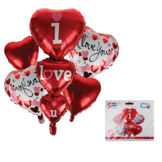 Balloon Foil Helium Bouquet - Love Themed
