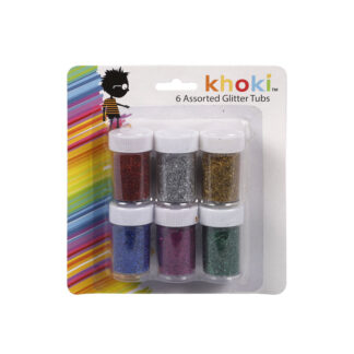 Glitter Shakers - with 6 Colours
