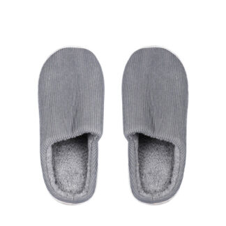 Slippers Grey-Grain Slip-in - Size 8