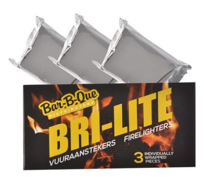 Firelighters Individually Wrapped - 3 Per Pack - 24 Packs In Box