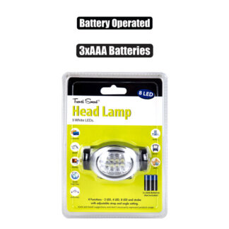 Batteries LED Headlamp - Red - Require Three AAA