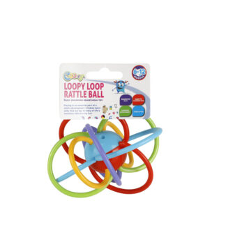 Baby Loops and Ball Rattle - 14 cm