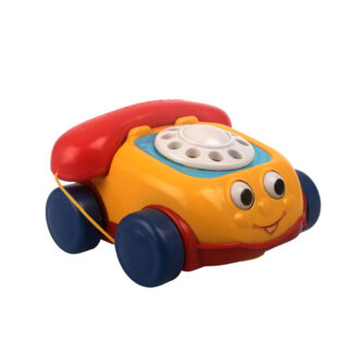 Baby Phone Toy - Pull-Along with Squeaking
