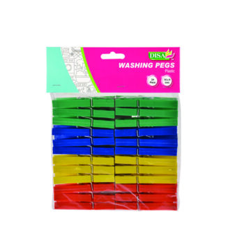 Pegs Plastic Clothes Hanging - Mixed Colours