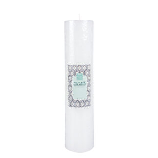 Scented Pillar Candle - White