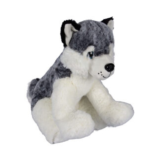 Plush Small Husky Dog Toy - 25 cm