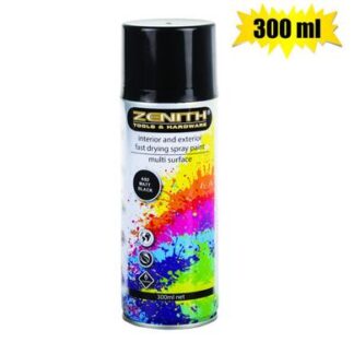 Spray Paint Can - Matte Black