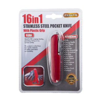 Pocket Stainless Steel Knife - 16-In-1