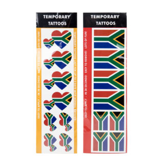 Tattoos Temporary - South African Flag Themed