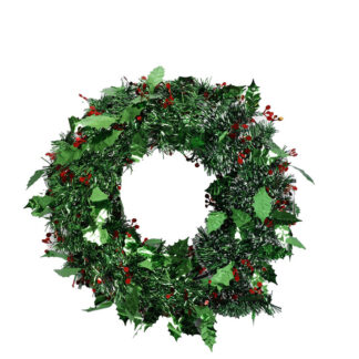 Tinsel Christmas Wreath