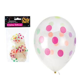 Balloons Transparent Dotted