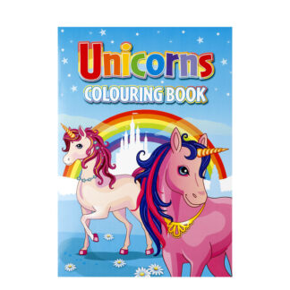 Unicorn Themed Colouring Book