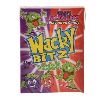 Flavours Wacky Bitz - Grape and Strawberry - Box of 24